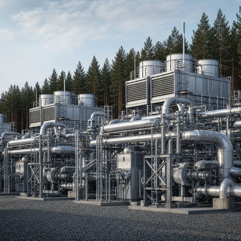 Pikalevskaya compressor station, Leningrad Region